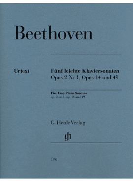 Fünf leichte Klaviersonaten op. 2 Nr. 1, op. 14 und op. 49